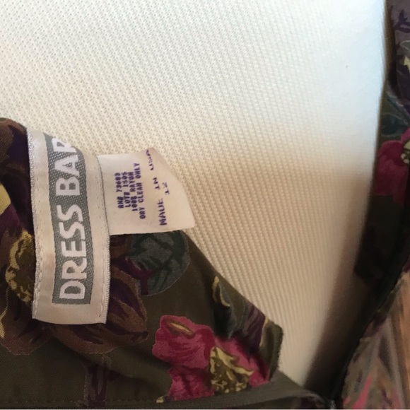 Dress Barn, green & pink flowered Sundress, with or with or without jacket - Picture 4 of 4